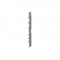 Eurotexx Quartzgrijs stootvoegverbinding 332mm voor dubbel rabat