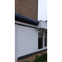 huis bekleed met kunststof profex velling wit