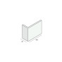 Hoekpaneel 100x42x7 mm