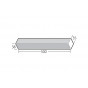 Buitenhoek 500mm dubbele neus - Millex Big Board Goud eiken