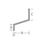Z-profiel 20 x 75 x 35 x 3 mm
