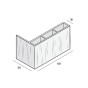 Holkamerprofiel 60x30x10 mm