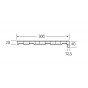 Milinboard steenlook 400 mm afmetingen 