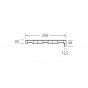 Milinboard steenlook 250 mm afmetingen 
