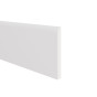 Afgeschuinde profiel 40 x 5.5 mm wit