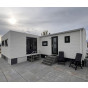 chalet bekleed met kunststof duafort velling 125 mm cremewit