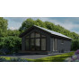 Chalet aurora in Eurotexx potdeksel antraciet