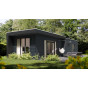 Chalet nova in Eurotexx potdeksel antraciet