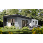 Chalet nova in Eurotexx potdeksel lichtgrijs