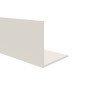 Gelijkzijdig hoekprofiel 50 x 50 x 2.0 mm creme
