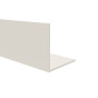 Gelijkzijdig hoekprofiel 50 x 50 x 2.5 mm creme