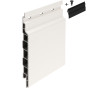 keralit sponningdeel 143 wit Shadowline pakket