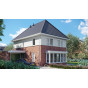 Een huis in de kleur snowwhite keralit sponningdeel 190 horizontaal gemonteerd