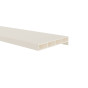 Kamerprofiel met haakse lip 100 x 30 x 15mm creme