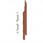 28657405 Keralit Eindkap rechts (Sponningdeel 143) californian redwood