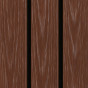 op deze foto zie je keralit sponningdeel 143 bruin eiken Shadowline gemonteerd verticaal