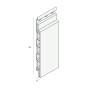 (2815) keralit sponningdeel 167 afmetingen creme