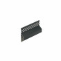 Antraciet keralit trim/kraal ventilatieprofiel (gevel) (2849)
