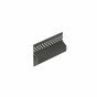 Basaltgrijs keralit trim/kraal ventilatieprofiel (gevel) (2849)