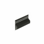Grafietzwart keralit trim/kraal ventilatieprofiel (gevel) (2849)