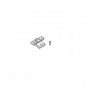 (Aluminium montage) kunststof montageclip 85st. Twinson 