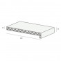 Novaboard stonelook vensterbank 250mm afmeting