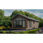 Chalet aurora in VinyPlus rabat vergrijsd redcedar
