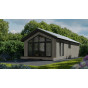 Chalet aurora in VinyPlus rondkant sheffield eiken wit shadow