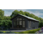 Chalet aurora in VinyPlus rondkant antraciet