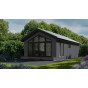 Chalet aurora in VinyPlus rondkant basaltgrijs