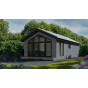 Chalet aurora in VinyPlus rondkant grijs