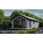 Chalet aurora in VinyPlus rondkant lichtgrijs