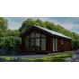 Chalet aurora in VinyPlus rondkant mahonie