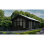 Chalet aurora in VinyPlus rondkant monumentengroen
