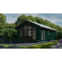 Chalet aurora in VinyPlus rondkant mosgroen