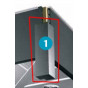 Voorbeeld Buitenhoek 500mm dubbele neus - Millex 