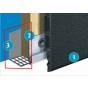 Voorbeeld Ventilatieprofiel 50 x 25 x 2 mm