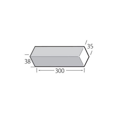 Buitenhoek 300mm - VinyPlus Crème