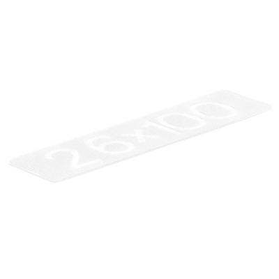 Milli-Max glasblokjes wit 1000x26x1 mm 