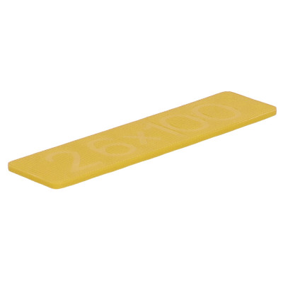 Milli-Max glasblokjes geel 1000x26x4 mm 