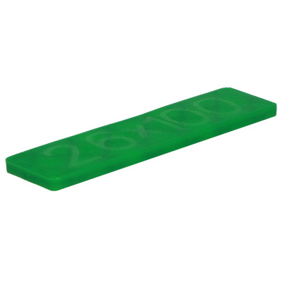 Milli-Max glasblokjes groen 1000x26x5 mm 