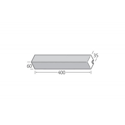 Buitenhoek 400mm - Millex Glad Creme