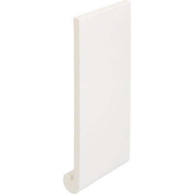 heering hardschuim dakrandpaneel verkeerswit 225x25x9 afgerond (2183)