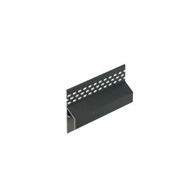 Antraciet keralit trim/kraal ventilatieprofiel (gevel) (2849)