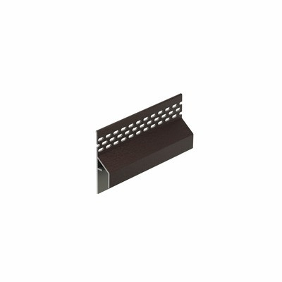 Donkerbruin keralit trim/kraal ventilatieprofiel (gevel) (2849)