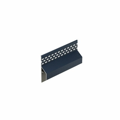 Staalblauw keralit trim/kraal ventilatieprofiel (gevel) (2849)