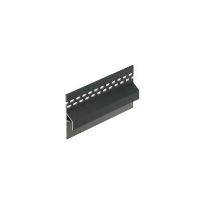 Antraciet keralit trim/kraal ventilatieprofiel (dakrand) (2833)