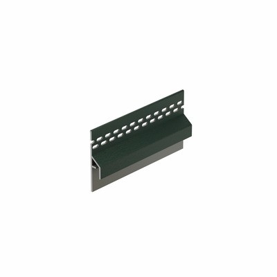 Donkergroen keralit trim/kraal ventilatieprofiel (dakrand) (2833)