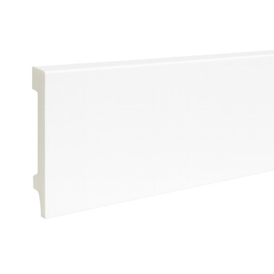 profiel witte plint 80 mm kleurmonster