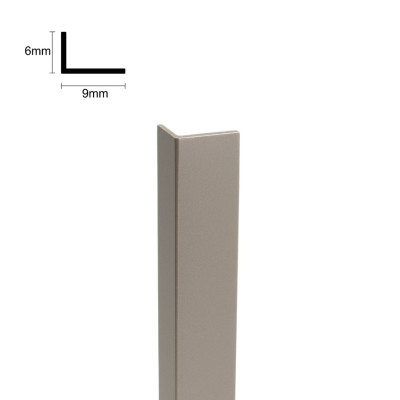 (kleurmonster) Hoekstrip Champagne voor SPC wandpanelen